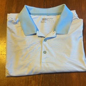 Nike Golf stripes standard fit polo shirt.. brand new.